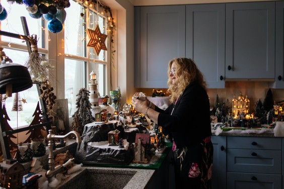 Creatieve kerstvilla Rijssen | Fotografie: Marjon Lukje