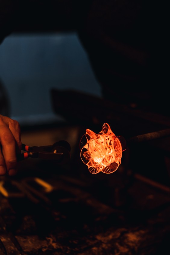 Glasblazers in Oostmarssum | Fotografie: Marjon Lukje