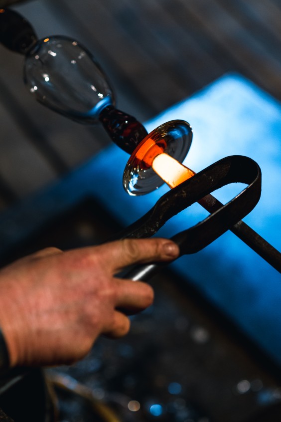 Glasblazers in Oostmarssum | Fotografie: Marjon Lukje