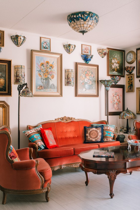 Tiffanylampen interieur Kudelstaart | Fotografie: Sheena Schouwink