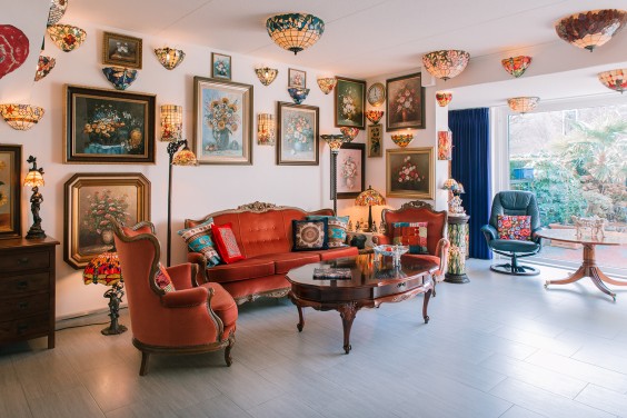 Tiffanylampen interieur Kudelstaart | Fotografie: Sheena Schouwink