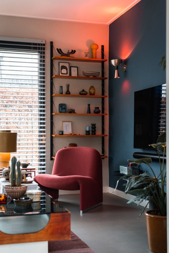 70s interieur met Friese trots | Fotografie: Marjon Lukje