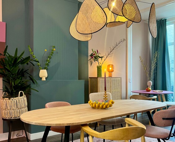 Metamorfose eetkamer Theo-Bert Pot