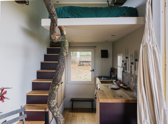 Tiny house in kloostertuin | Fotografie: Roos Eijmers