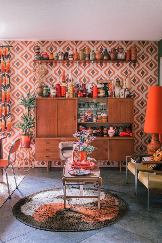 Jaren 70 interieur | Fotografie: Sheena Schouwink