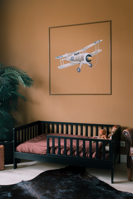 Neutrale stoere jongenskamer | Fotografie: Sheena Schouwink