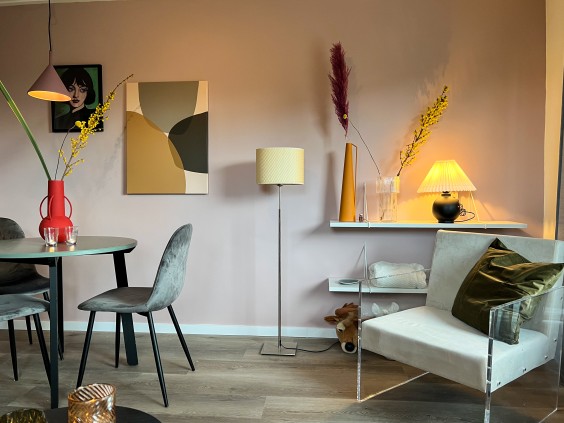 Metamorfose woonkamer Theo-Bert Pot