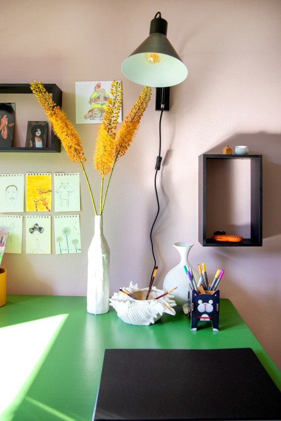 Metamorfose werkkamer - Theo-Bert Pot