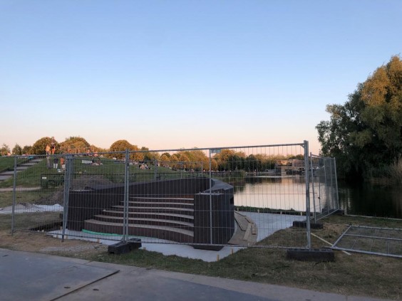 Slavernijmonument in het Griftpark