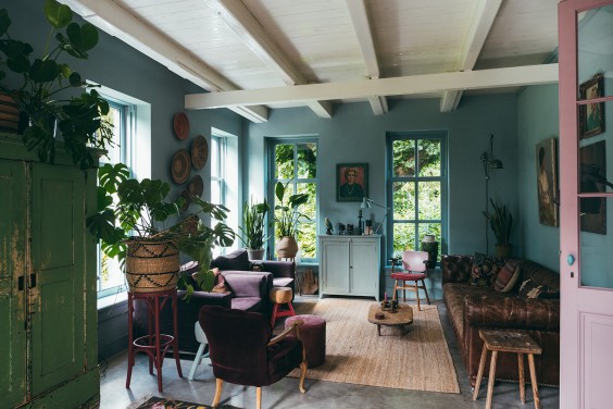 Kleurrijke boerderij Siddeburen | Fotografie: Marjon Lukje