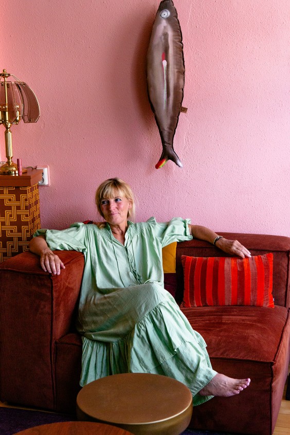 Kleurrijk dijkhuis in Heinenoord | Fotografie: Roos Eijmers