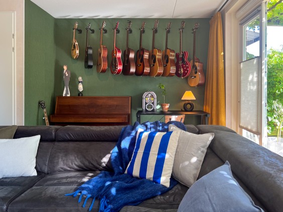 Woonkamer met muziek - Theo-Bert Pot