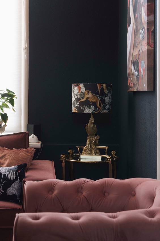 Bloemenprintjes behang in Hengelo | Fotografie: Liesbeth Disbergen