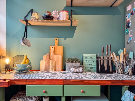 Metamorfose keuken - Theo-Bert Pot