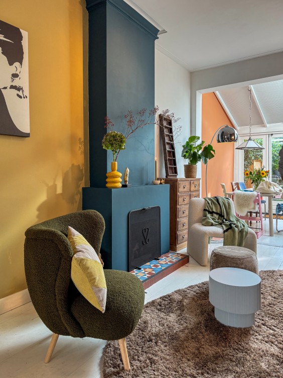 Metamorfose woonkamer - Theo-Bert Pot