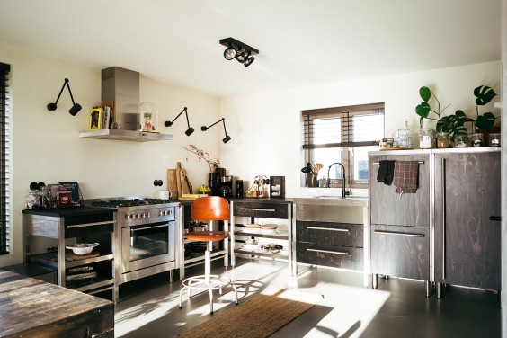 Industrieel arbeidershuisje | Fotografie: Marjon Lukje