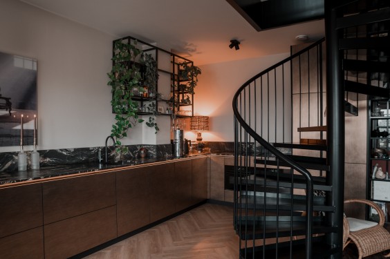 Luxe keuken en woonruimte