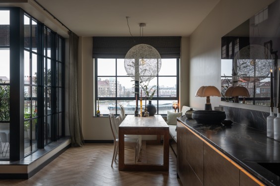 Luxe keuken in Rotterdam loft