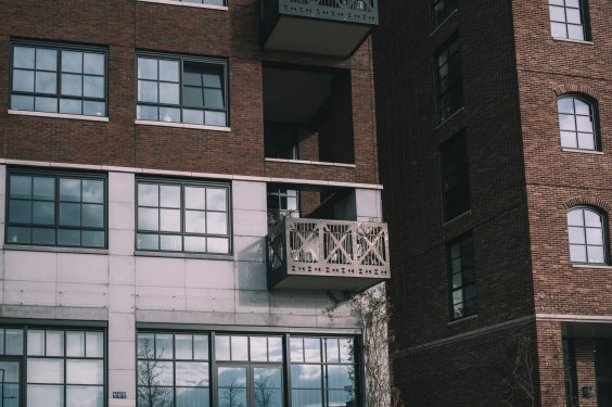 Balkon buitenkant luxe loft Rotterdam