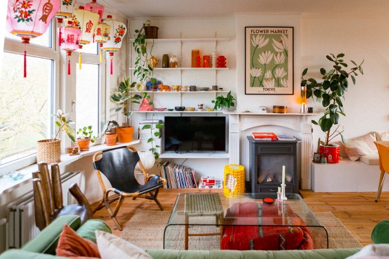 De woonkamer van Jimmy en Juliette | Foto: Roos Eijmers 