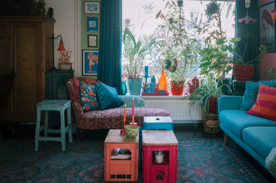 Huis vol kleur in Haarlem | Fotografie: Sheena Schouwink