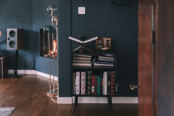 Een prachtige hoek met muziek en instrumenten | Foto: Sheena Schouwink