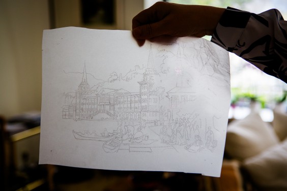 Turkse schilderkunst op keramiek - Foto: Roos Eijmers