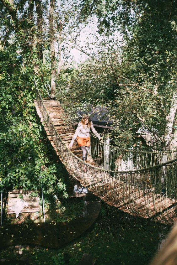 Bijzondere boomhut - Foto: Marjon Lukje