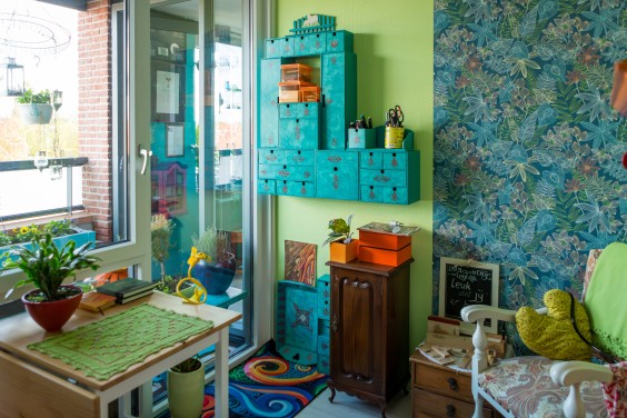 Kleurrijk appartement Gouda - Fotografie: Roos Eijmers
