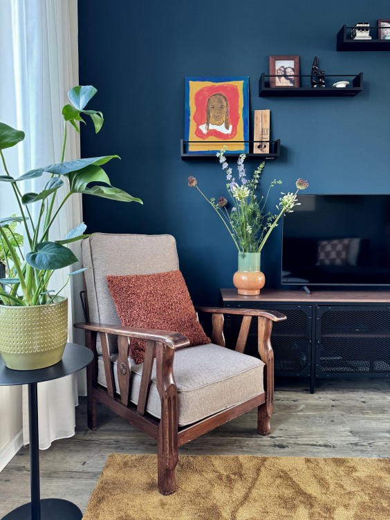 Metamorfose woonkamer Theo-Bert Pot