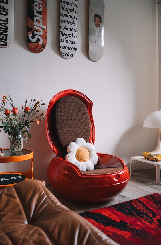 jaren '70 interieur in de historische Oranje-Nassau Kazerne | Fotografie: Sheena Schouwink