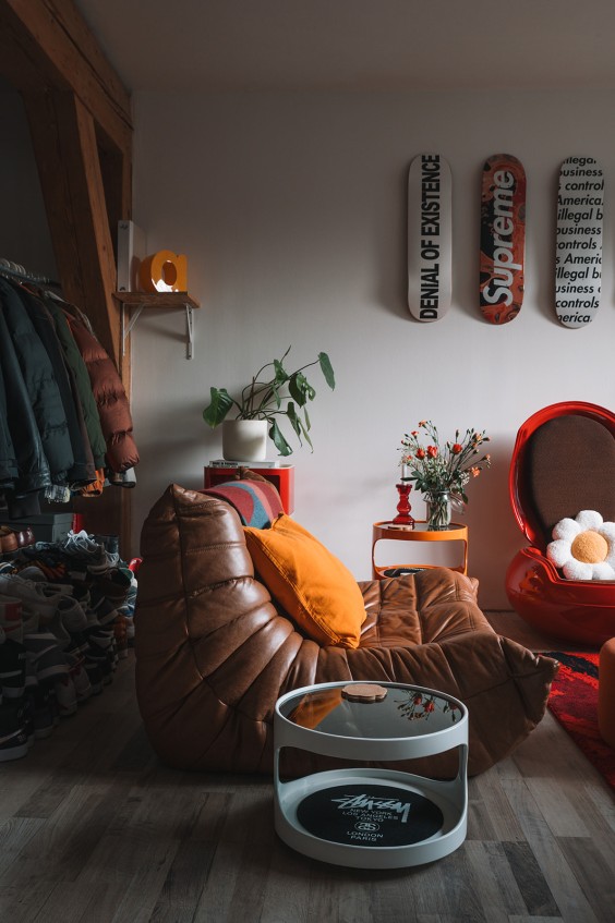 jaren '70 interieur in de historische Oranje-Nassau Kazerne | Fotografie: Sheena Schouwink