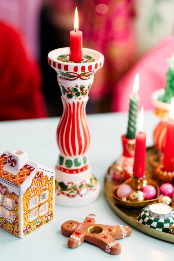 roze kersthuis | Marjon Lukje