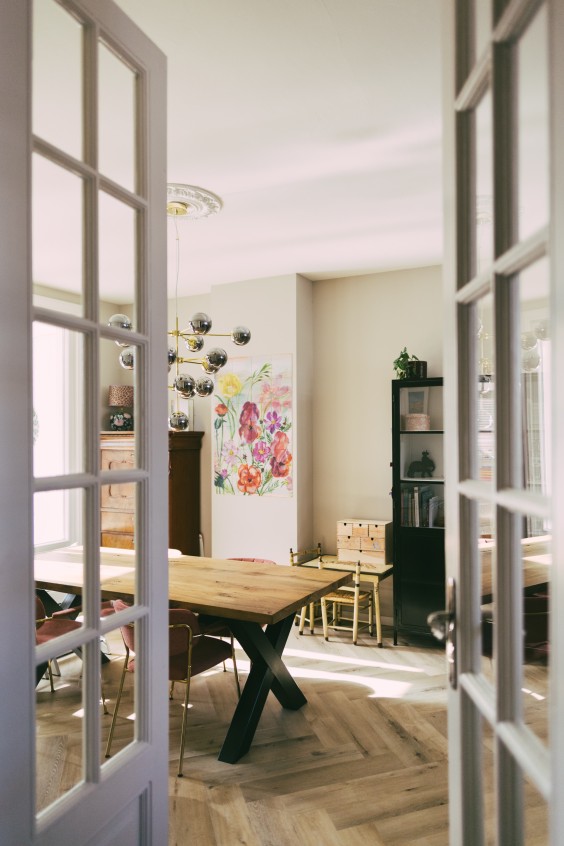 Kleurrijke printjes herenhuis | Marjon Lukje