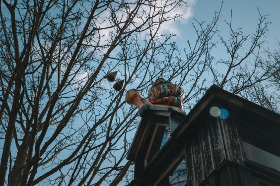 Kijk binnen in het zelfgebouwde tiny house van Annebel en Stanley in Velserbroek | Foto: Sheena Schouwink