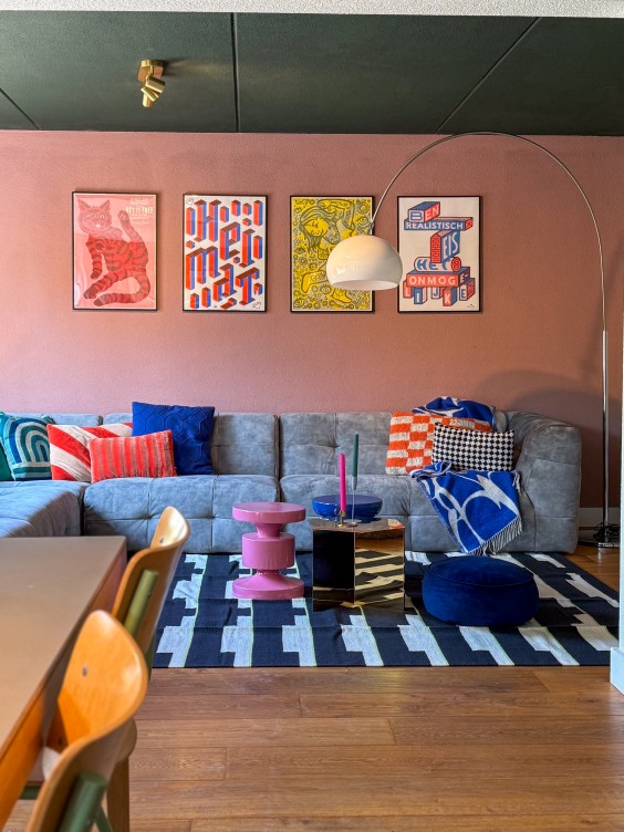 Metamorfose woonkamer Theo-Bert Pot