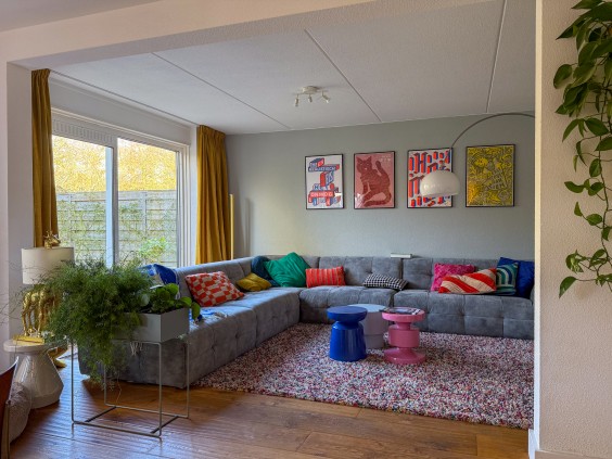 Metamorfose woonkamer Theo-Bert Pot