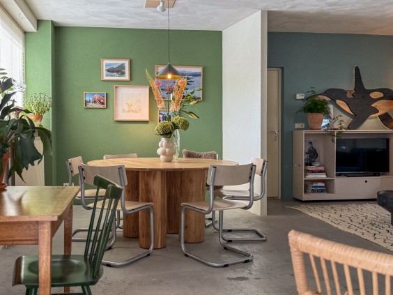 Metamorfose woonkamer - Theo-Bert Pot