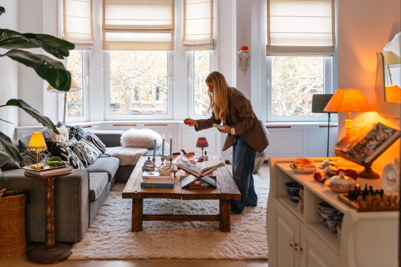 Rotterdams appartement in herfstkleuren | foto: Roos Eijmers