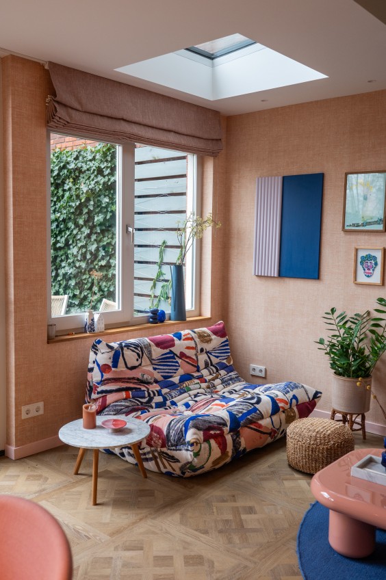 Blauw appartement - Fotografie: Sheena Schouwink