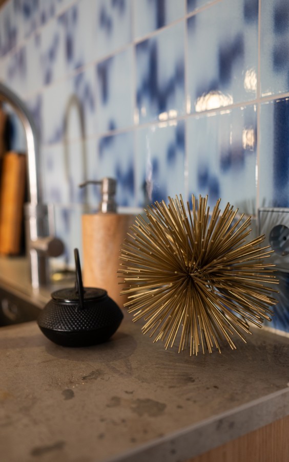 Blauw appartement - Fotografie: Sheena Schouwink