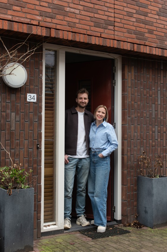 Blauw appartement - Fotografie: Sheena Schouwink