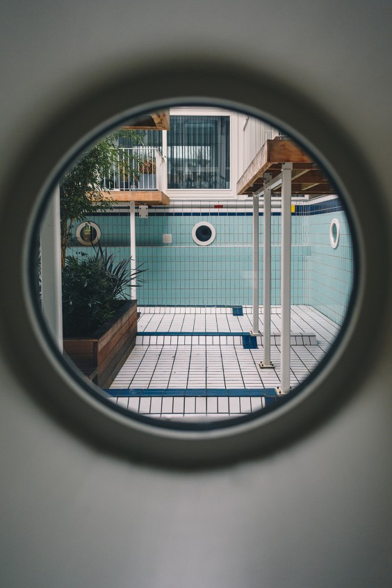 Zwembadhuis Gouda. Foto's: Marjon Lukje