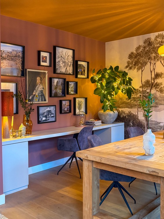 Kleurrijke eetkamer make-over Naaldwijk | Fotografie: Theo-Bert Pot