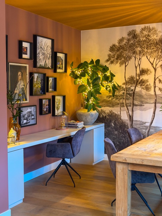 Kleurrijke eetkamer make-over Naaldwijk | Fotografie: Theo-Bert Pot