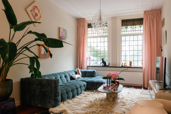Kleurrijk modern appartement Rotterdam | Fotografie: Roos Eijmers