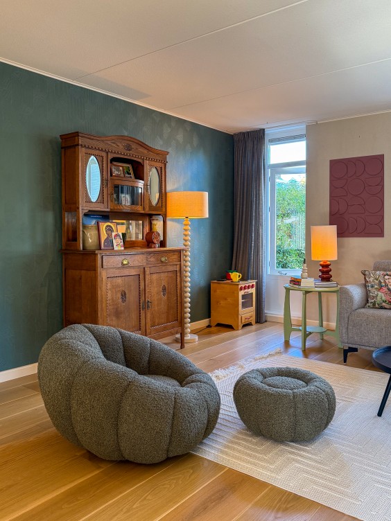 Metamorfose woonkamer - Theo-Bert Pot