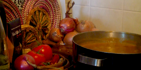 Harira met stokbrood