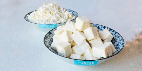 Hüttenkäse en paneer van Jetske | Foto: Jetske