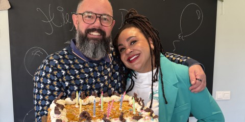 Plaattaart met fruit van Ramon Brugman